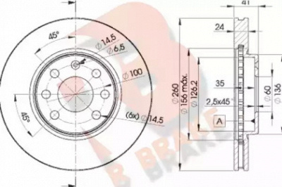 R BRAKE 78rbd29000 -  Тормозной диск